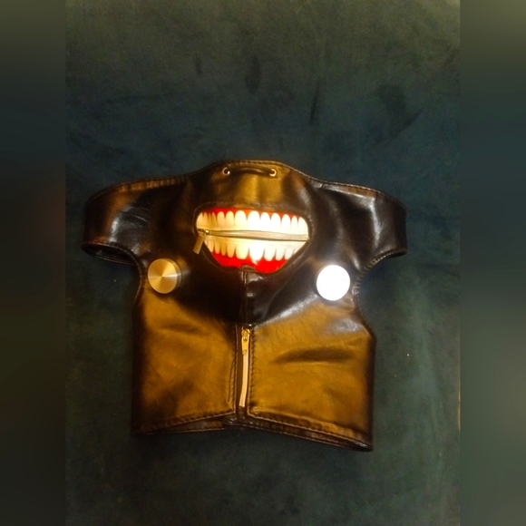 Tokyo Ghoul Ken Kaneki Face Mask Anime Zipper Silly - Picture 1 of 4